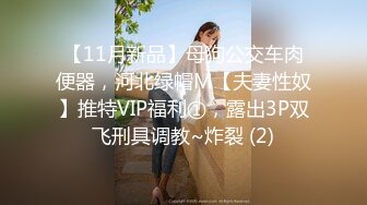 【11月新品】母狗公交车肉便器，河北绿帽M【夫妻性奴】推特VIP福利①，露出3P双飞刑具调教~炸裂 (2)