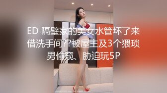 ED 隔壁家的美女水管坏了来借洗手间??被屋主及3个猥琐男偷窥、胁迫玩5P